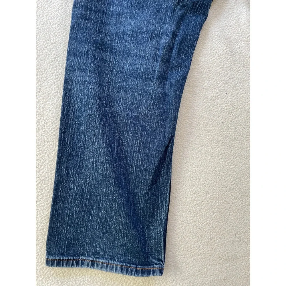 Hemmed Levi's Mens 40 x 27 559 Relaxed Straight Jeans Blue Medium Wash Denim